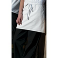 Black Baggy Chef Pants with 3" Elastic Waist